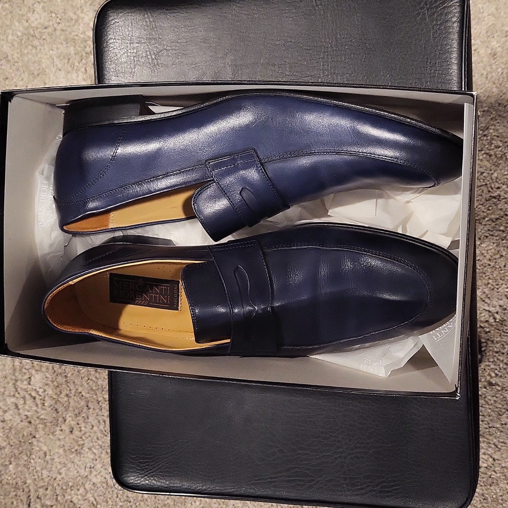 Mercanti Fiorentini leather penny loafer - Picture 5 of 6